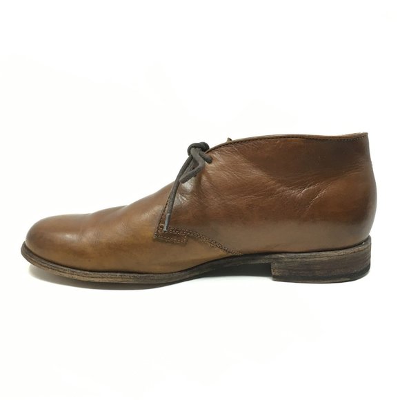 Frye Jim Chukka Boots Shoes Size 9.5 Brown Leather main image 8
